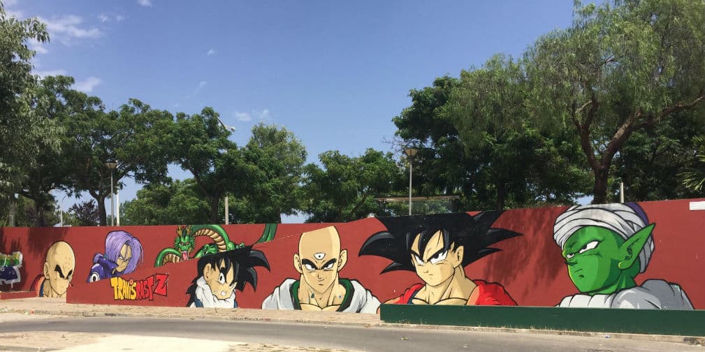 Los graffittis más geniales de Dragon Ball