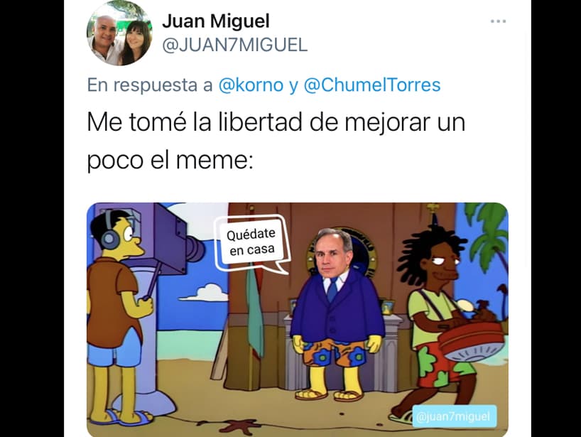 La escena del Alcalde Diamante de 'Los Simpson' también se hizo viral.