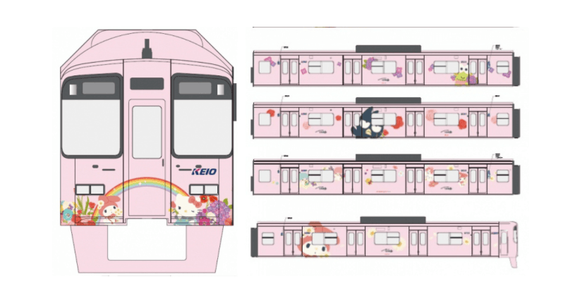 Tren Hello Kitty
