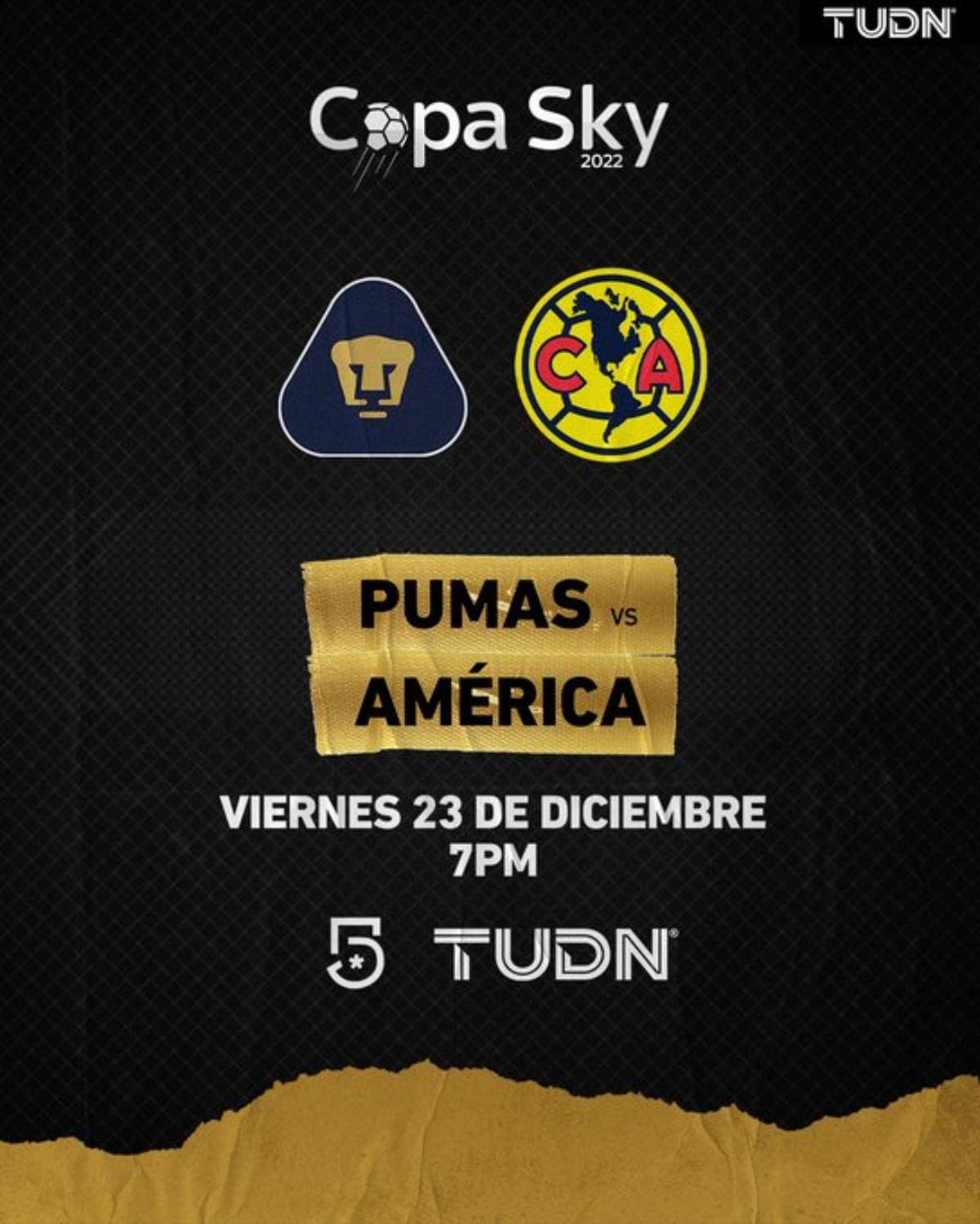 UNAM VS América: Horario y dónde ver partido de la Copa Sky