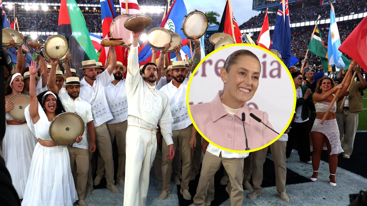 Así reaccionó Sheinbaum al show de Bad Bunny en el Super Bowl LX