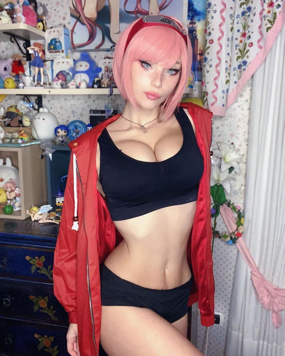 Eugenia Haruno Bellomia es el nombre esta cosplayer.