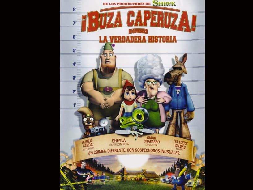 Tres años después, el actor fue invitado a prestar su voz al Lobo Feroz en la cinta animada de ‘¡Buza Caperuza! La verdadera historia’, la cual toma como referencia algunos personajes del clásico Caperucita Roja.