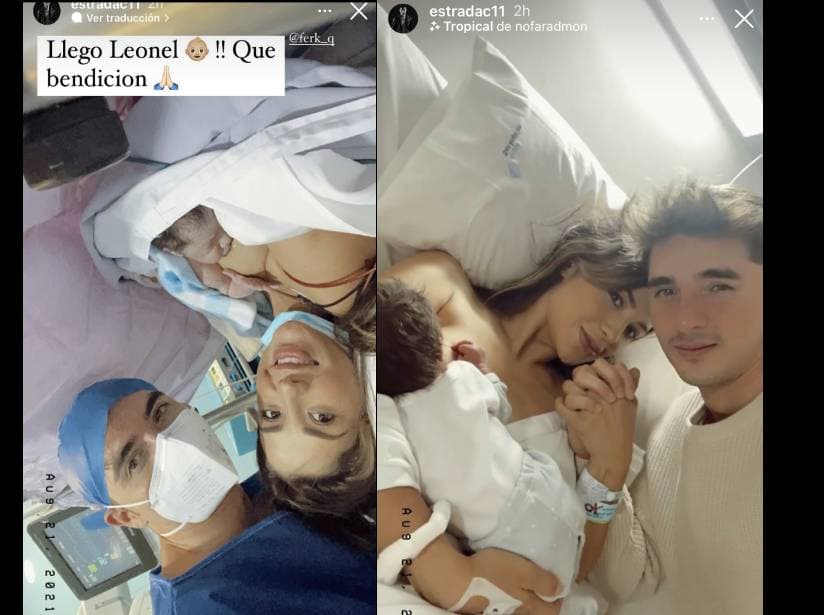 Christian Estrada y Ferka anuncian el nacimiento de su bebé