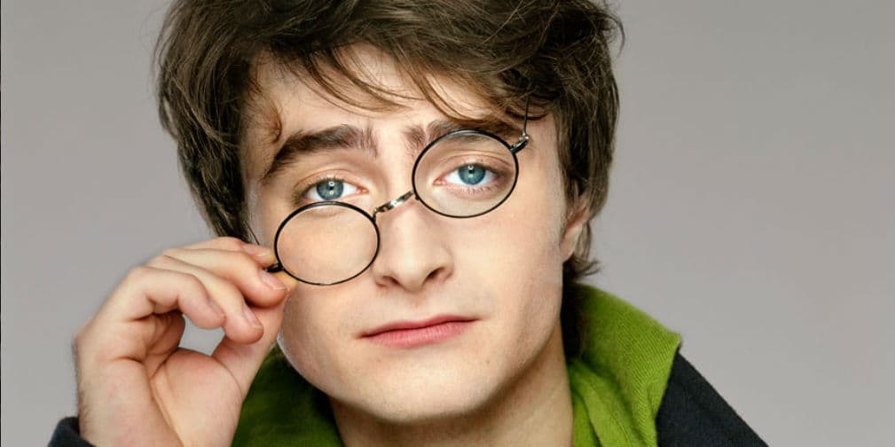 Daniel Radcliffe uso un total de 160 pares de gafas durante la filmación de las películas de Harry Potter.