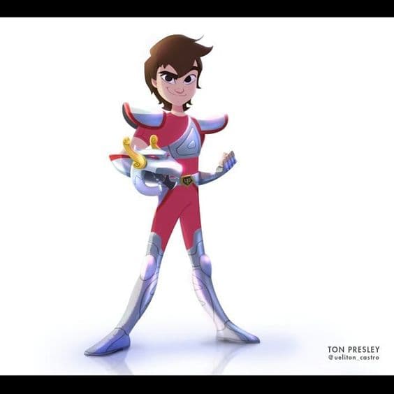 El artista Ton Presley hizo una versión similar a cómo quedarían los personajes si fueran parte de una película hecha por Disney.