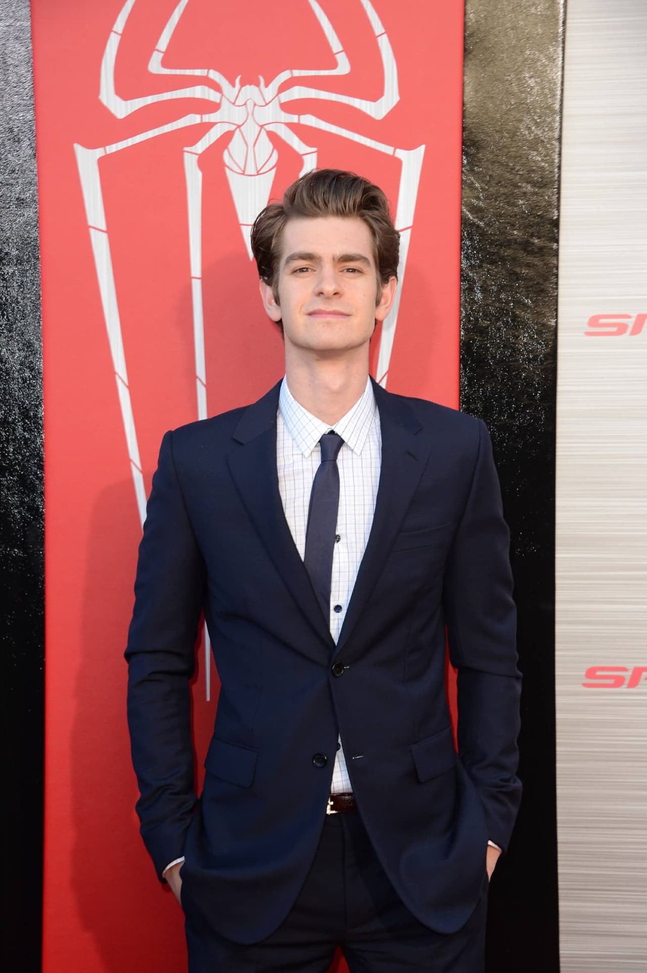 Andrew Garfield en la premier de 'The Amazing Spider-Man' en 2012