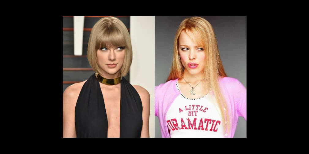 1. Taylor Swift como Regina George: La rubia podría sustituir a Rachel McAdams como la líder malvada.