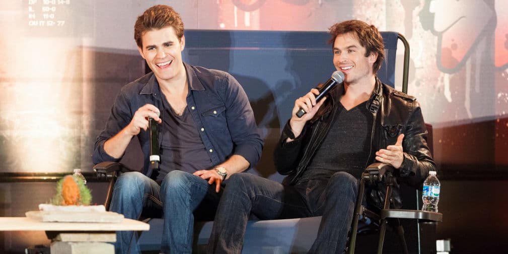 Ian Somerhalder y Paul Wesley, 'vampiros' inseparables