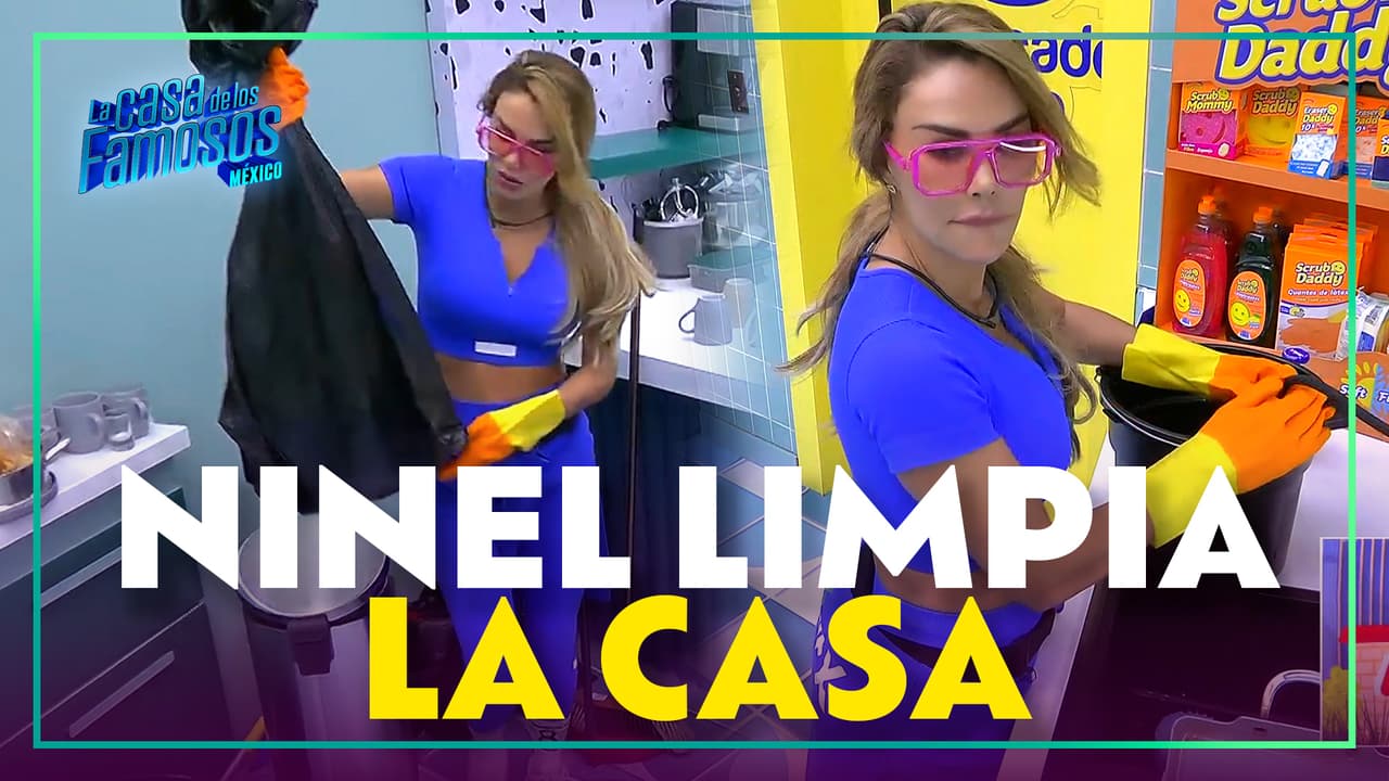 ¡Adiós a la DIVA! Ninel Conde demuestra cómo limpiar correctamente La Casa