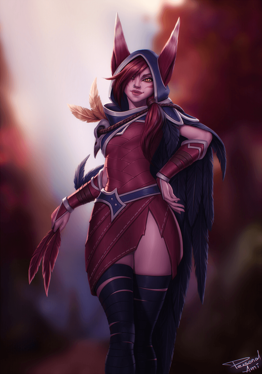 Grabó los loops de Xayah en League of Legends, de la misma manera que los de la Princesa Zelda en los juegos The Legend of Zelda: Breath of the Wild y Hyrule Warriors: Age of Calamity.