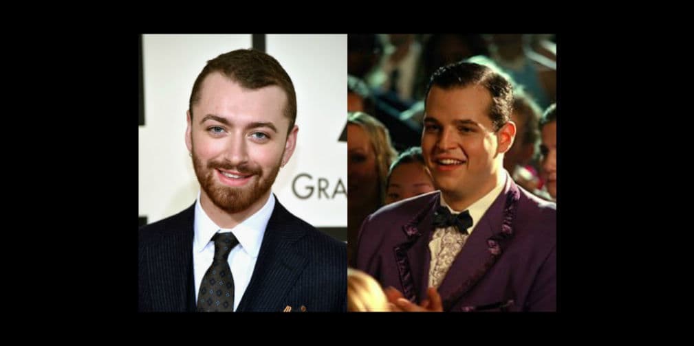 6. Sam Smith como Damian Leigh: Este exitoso cantante sería el chico gay del grupo, aunque más delgado.