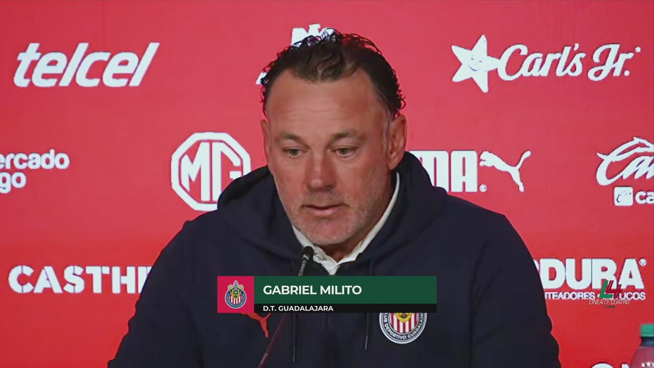 ¡Así ve Gabriel Milito la conquista de la cima con Chivas!