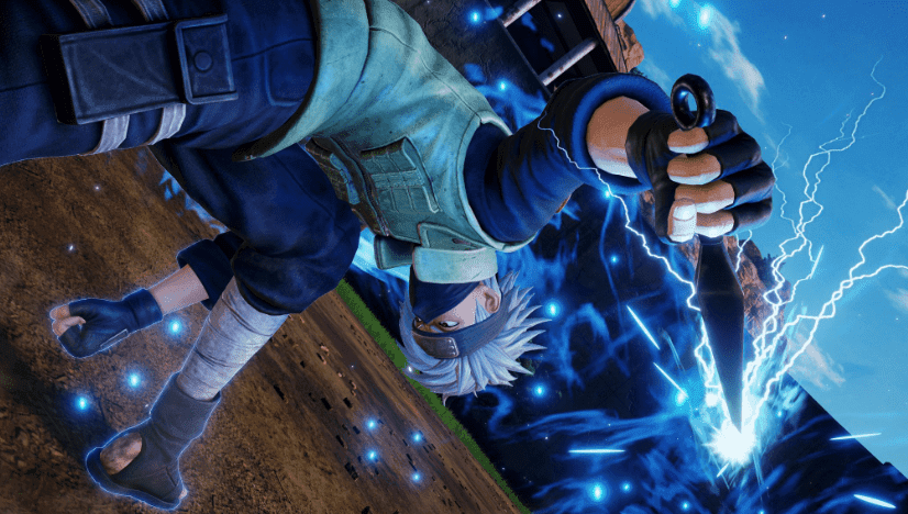Aquí lo vemos usando el Chidori