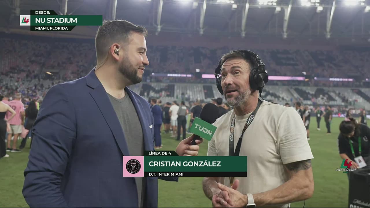 DT del Inter Miami revela gesto de Messi tras ganar la Campeones Cup