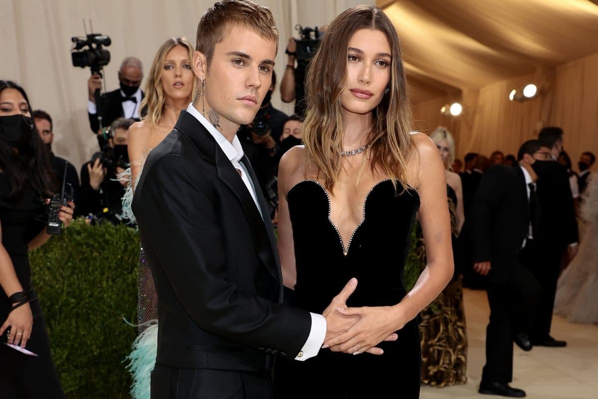 Justin Bieber y Hailey Baldwin en la MET Gala 2021