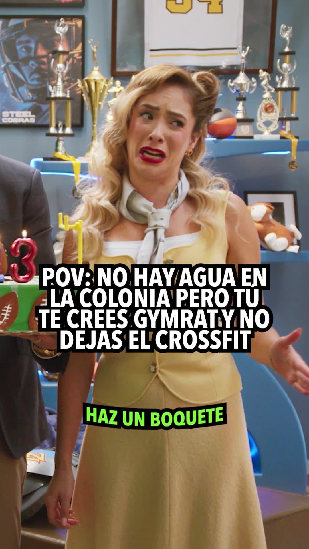 POV: no hay agua en la colonia pero tú te crees gymrat y no dejas el crossfit