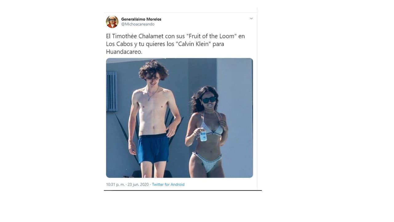 Muchos lo vieron como un hombre sencillo que no necesita de marcas de renombre para estar con esta talentosa belleza que es seis años mayor que él.