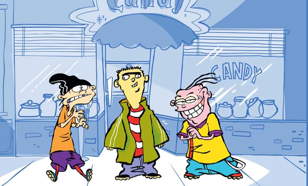 'Ed, Edd y Eddy' eran la muestra perfecta de que no se necesitan personalidades iguales para tener un mejor amigo. Estos tres chicos eran rarísimos, pero siempre dispuestos a todo para apoyar al otro... y conseguir dulces.