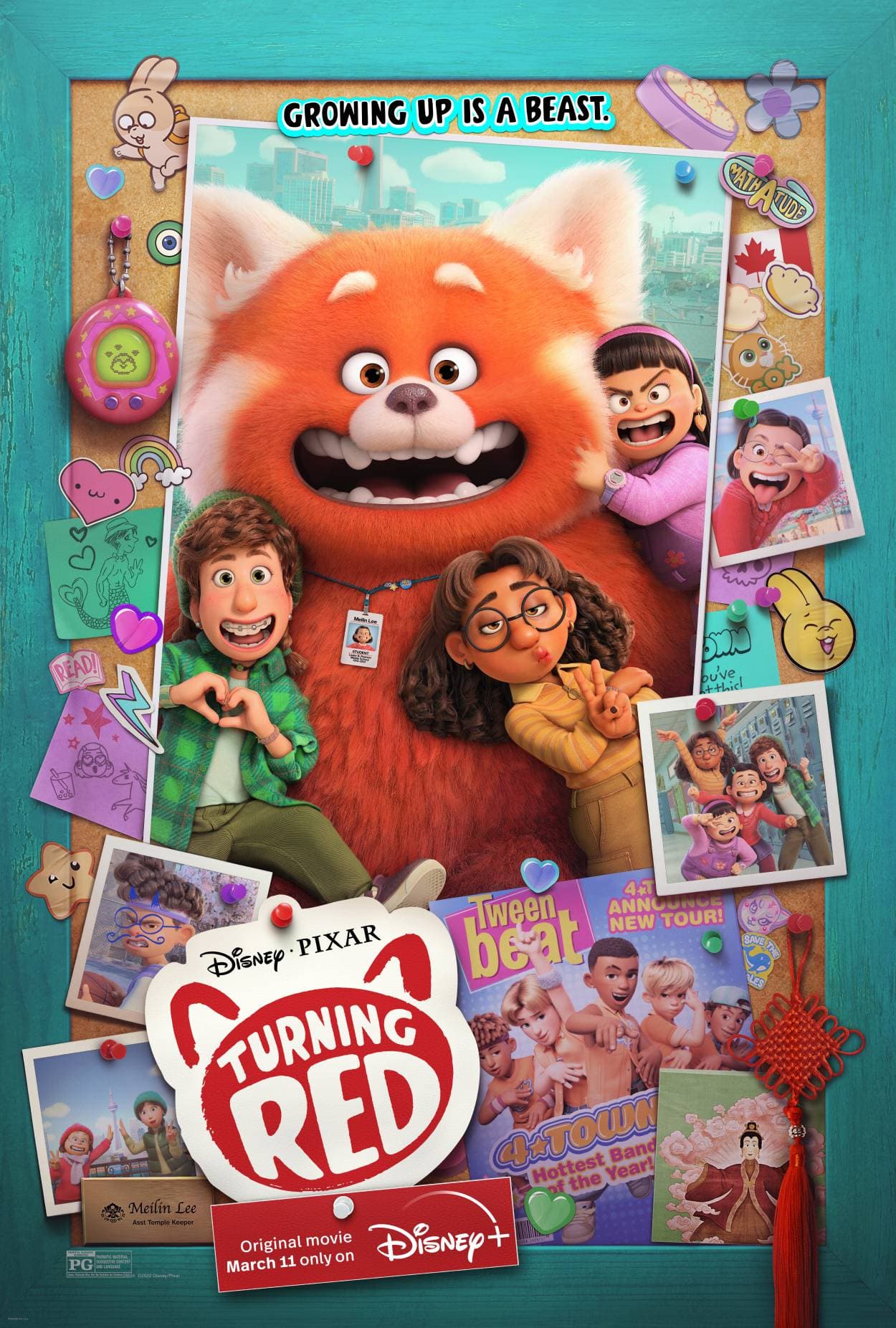 La película 'Red' se estrenna el 11 de marzo de 2022.