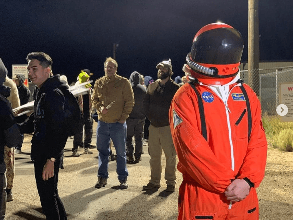 Hasta uno que otro astronauta se coló en el evento.