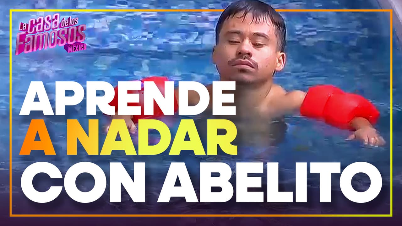 CLASE COMPLETA de natación con ABELITO: risas, retos y chapuzones