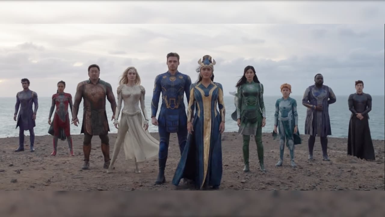 Ya salió el tráiler de 'Eternos', ¡la película de Marvel con Angelina Jolie y Salma Hayek!