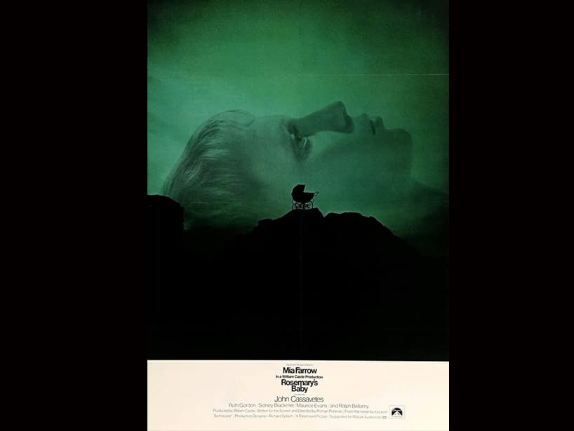 3- El bebé de Rosemary (1968). Este filme de Roman Polanski deja una marca en ti y muestra una cara distinta del mal.