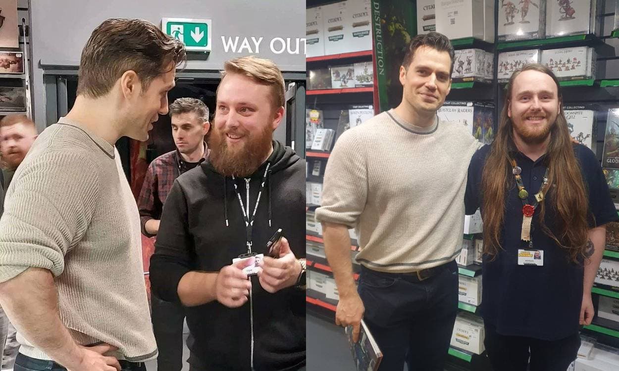 Henry Cavill convive con sus fans en sede de Warhammer World