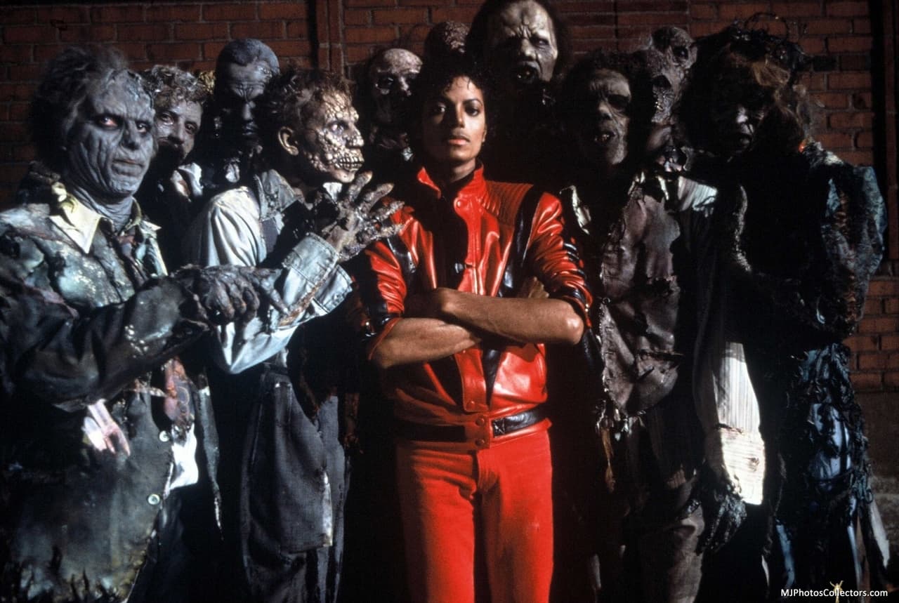 6. Zombies de Thriller: Antes de que Michael Jackson diera miedo por sus cirugías, este video provocaba pesadillas.