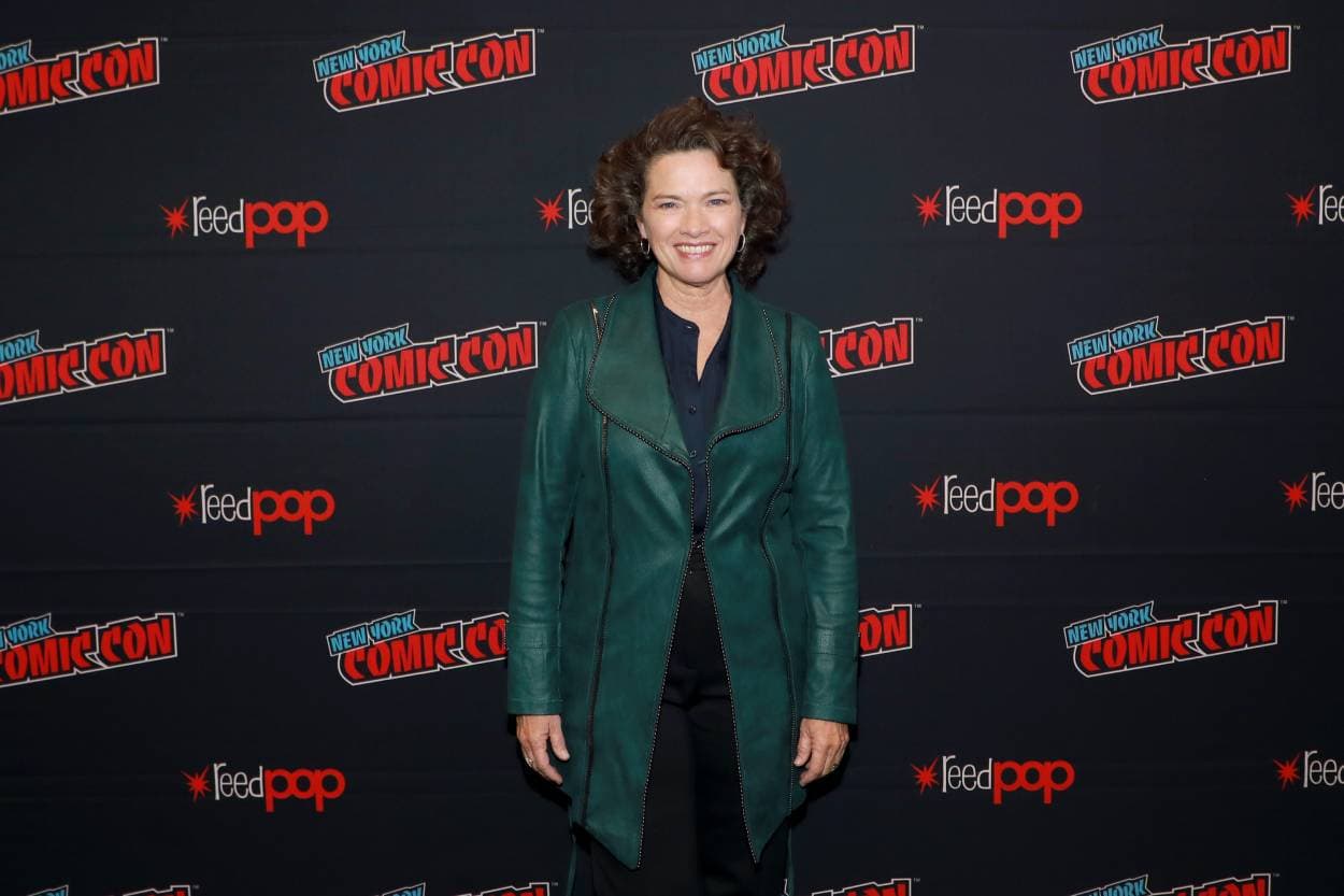 Heather Langenkamp asistió a la Comic-Con de Nueva York en octubre de 2022.
