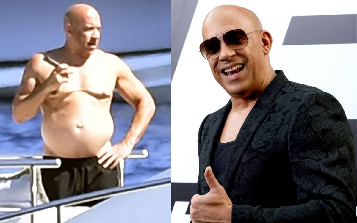 Vin Diesel pausa la dieta y sorprende con fotos de sus vacaciones