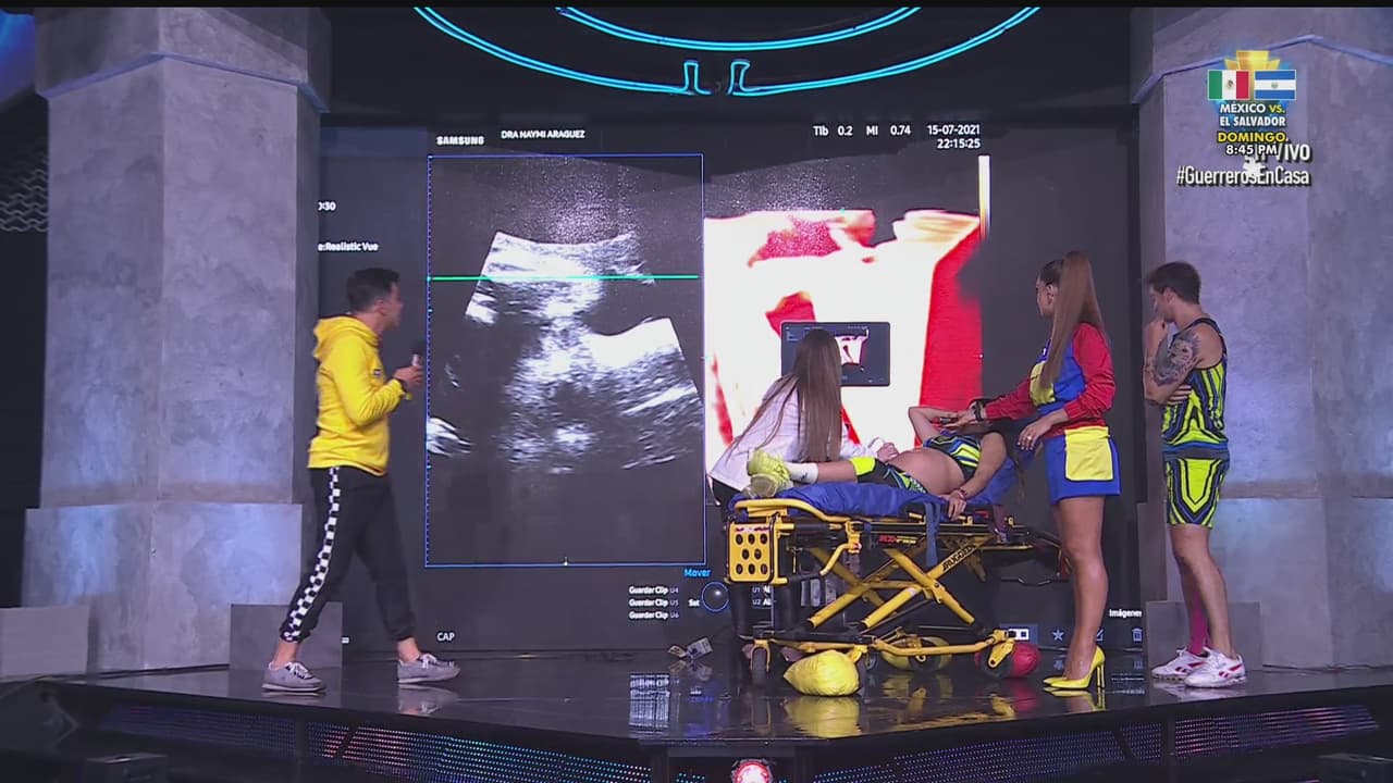 Ferka se hace un ultrasonido en vivo en Guerreros 2021