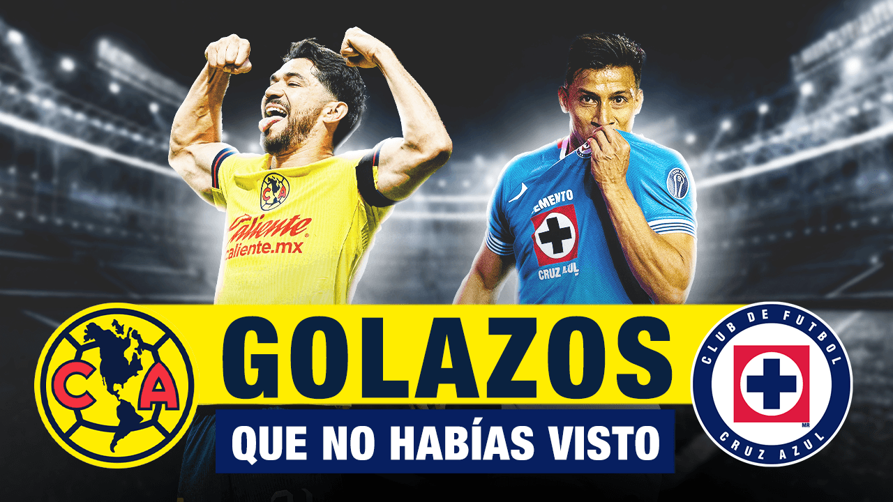 ¡Golazos entre América y Cruz Azul que estamos seguros no habías visto!