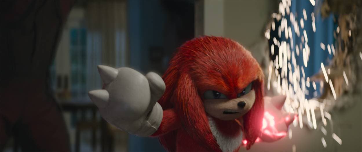 Knuckles en 'Sonic 2 La Película'