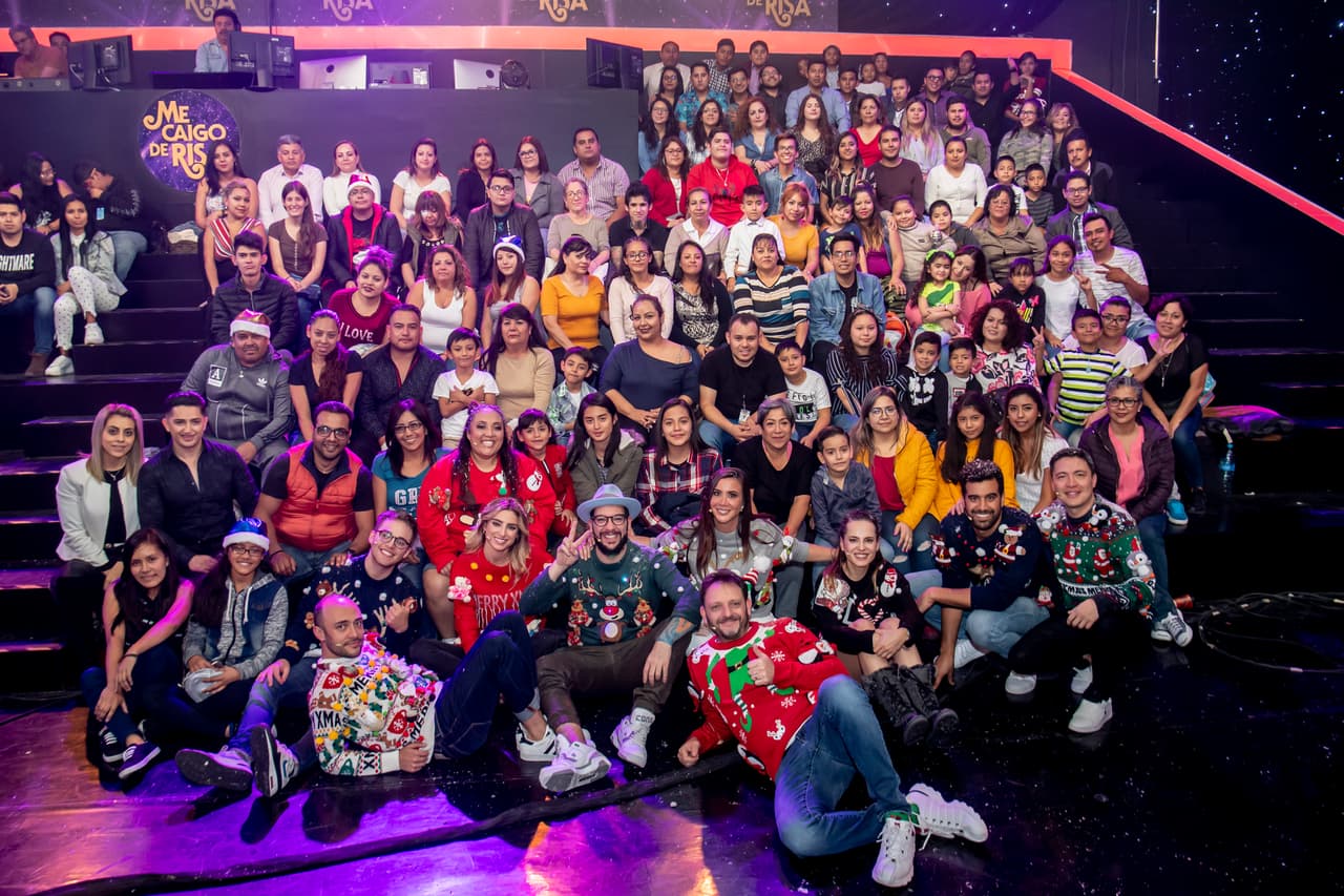 Y con todo el público del programa.