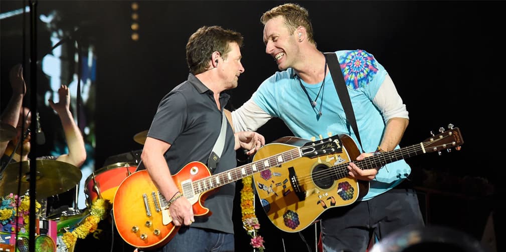 Michael J. Fox recrea el tema de Volver al Futuro con Coldplay