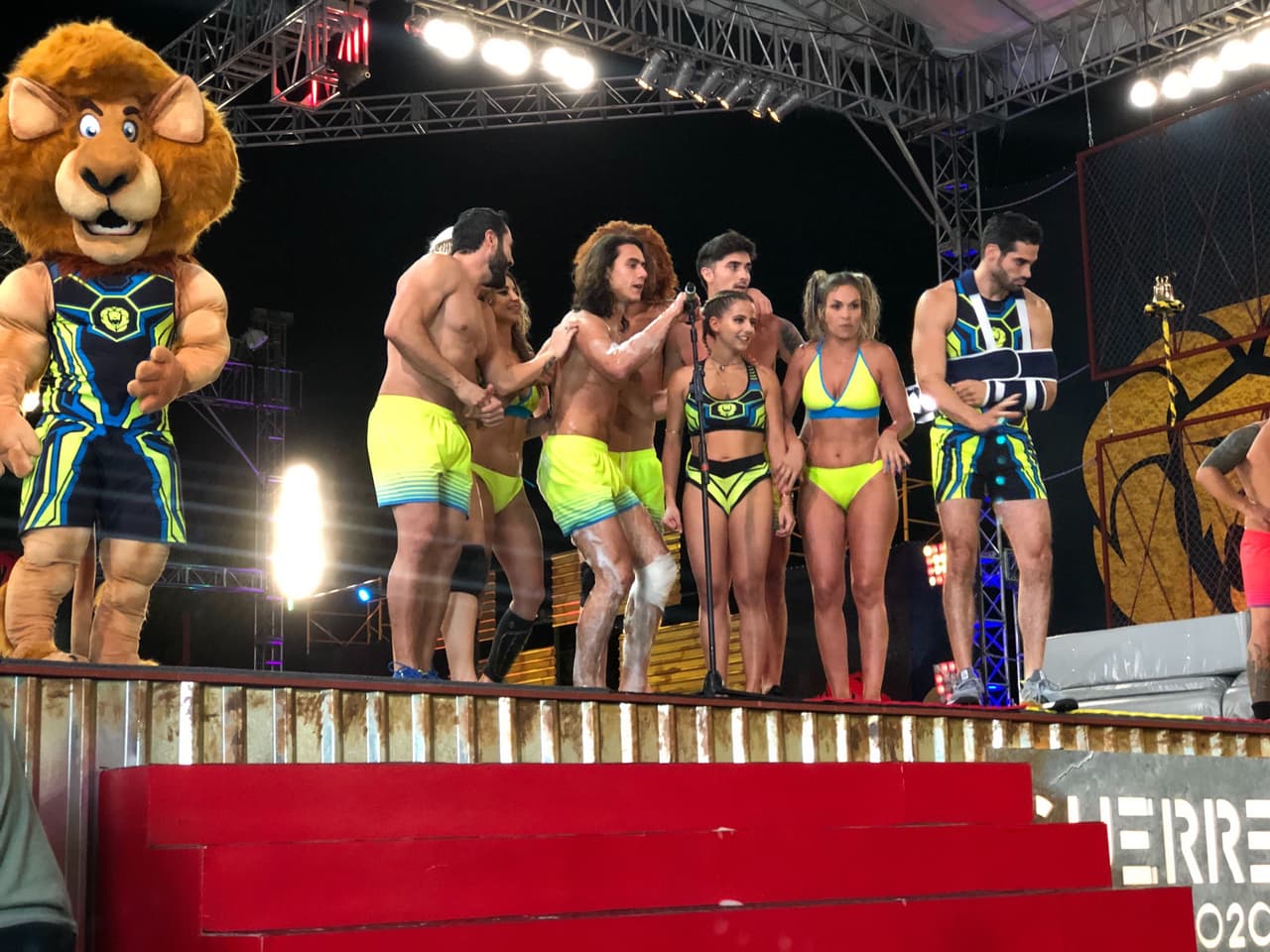 Tras ganar la dinámica Piso Resbaloso, los Leones sentenciaron a Nicola.