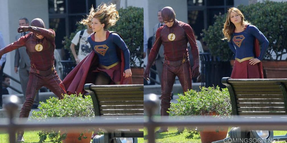 The Flash y Supergirl