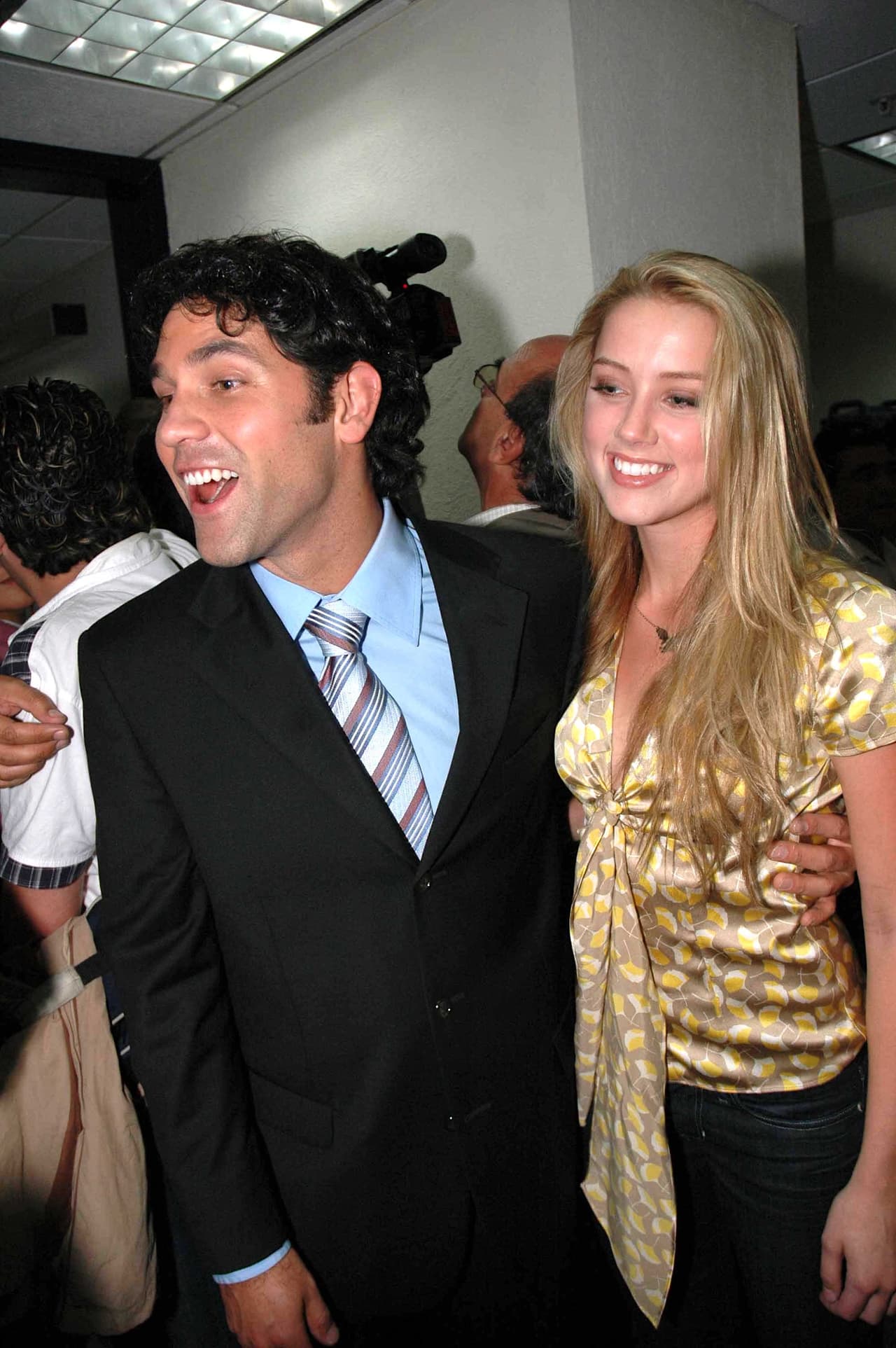 Valentino Lanús y Amber Heard en 2006