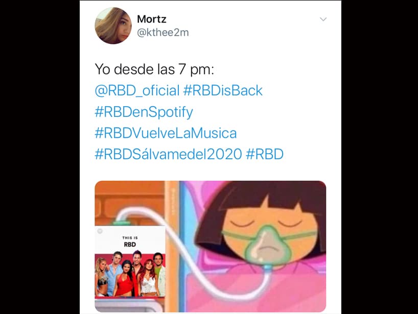 Algunos usuarios hicieron cuentas regresivas para acceder a la aplicación y escuchar todas las canciones del grupo pop.