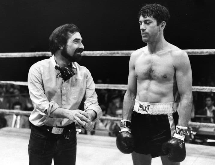 Robert De Niro interpretó al Jake LaMotta, el Toro Salvaje, un boxeador real de los años 40.