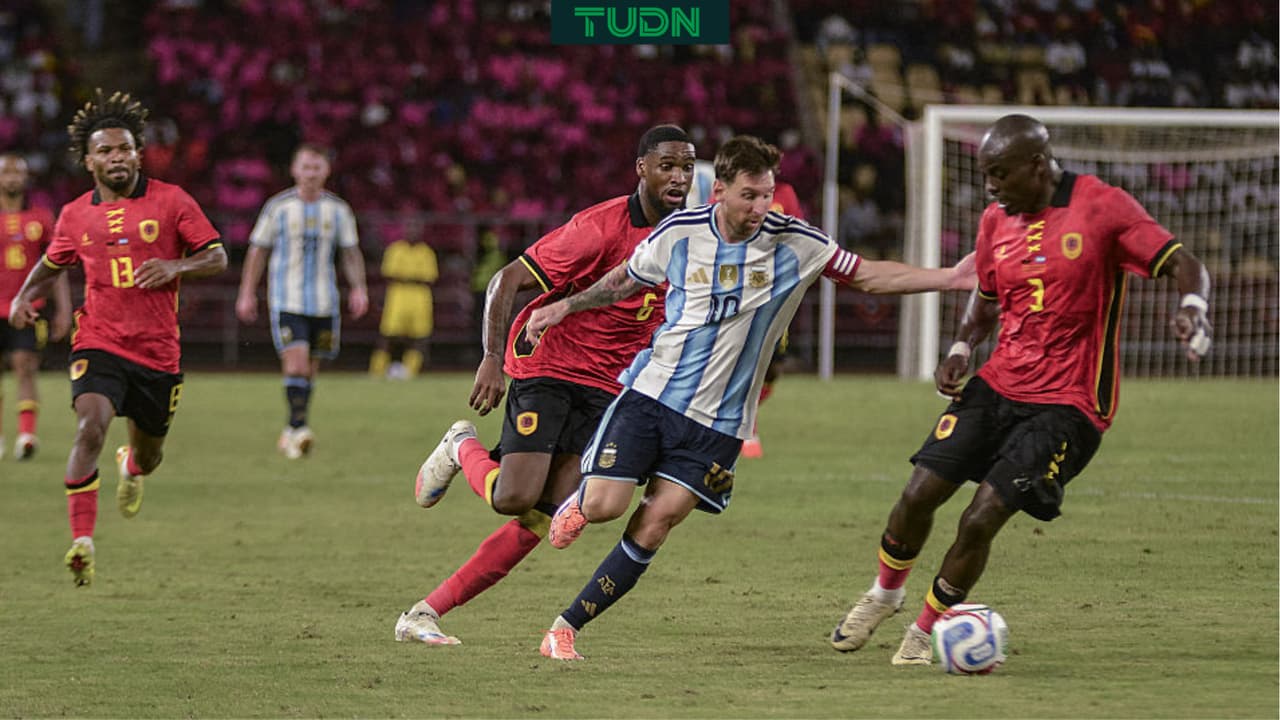 Con gol y asistencia de Messi, Argentina cierra el año superando a Angola 