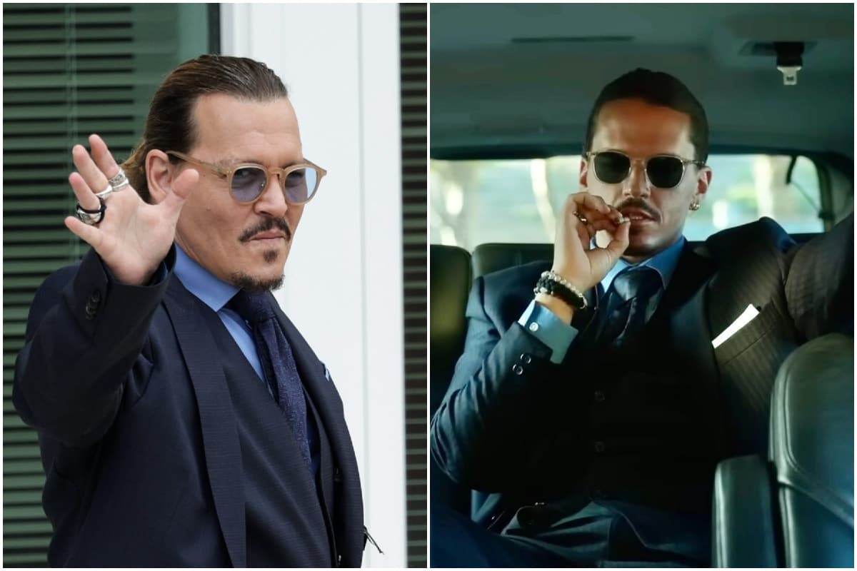 Johnny Depp/ Mark Hapka personificando a Johnny Depp