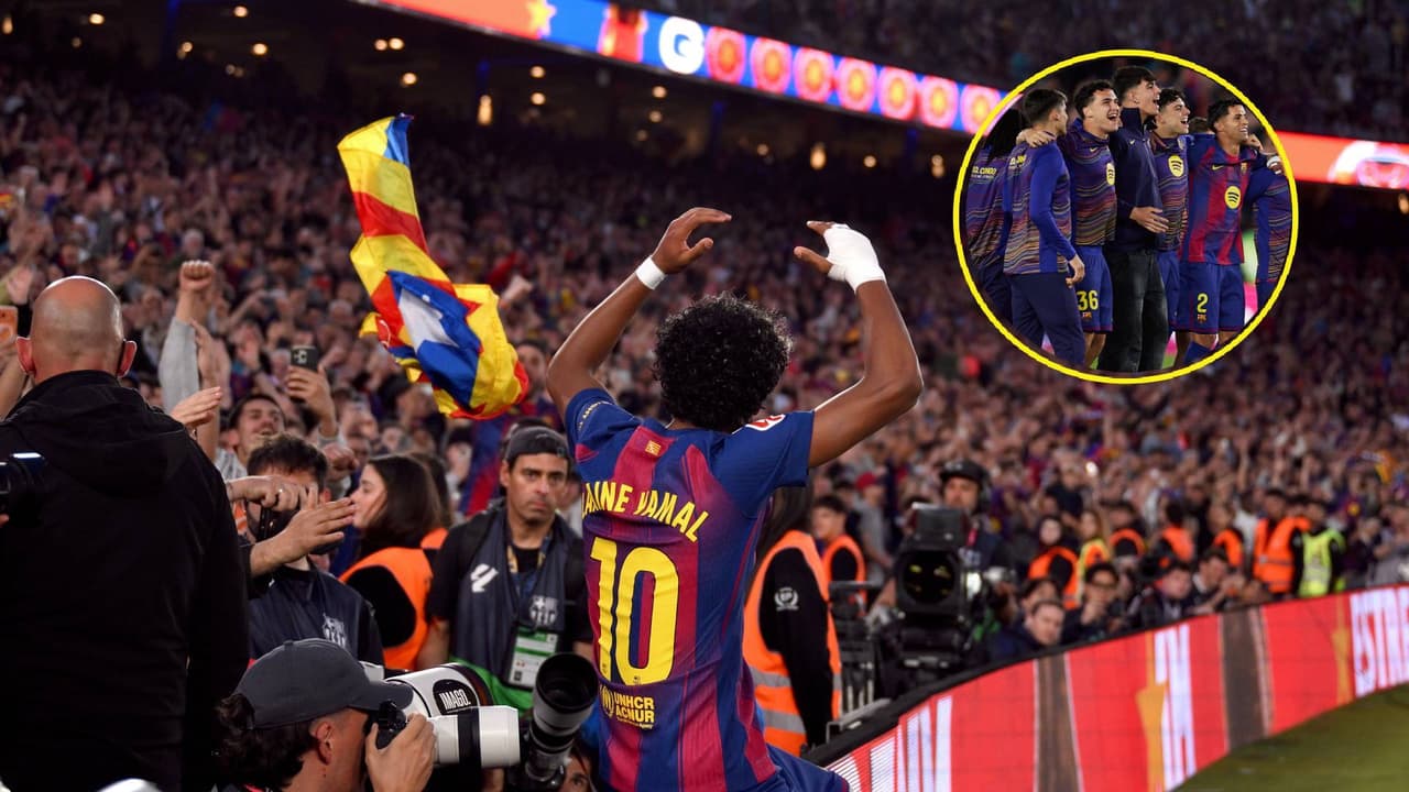 Con todo y festejo épico de Lamine: el Barça tiene LaLiga en la bolsa