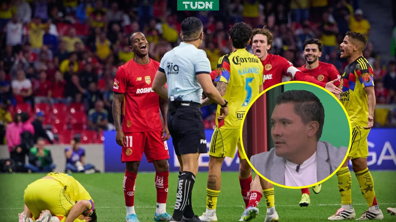 Cantante sobre bronca América vs. Toluca: "El árbitro no estaba preparado"