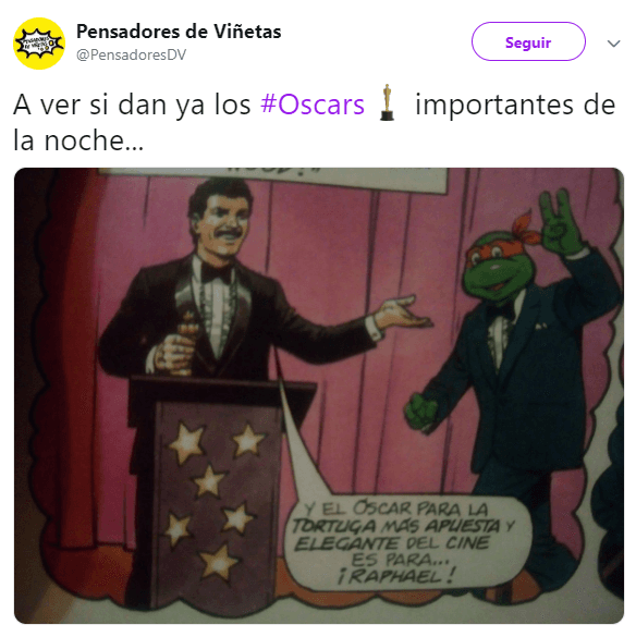 Los cómics daban a entender qué categorías importan.
