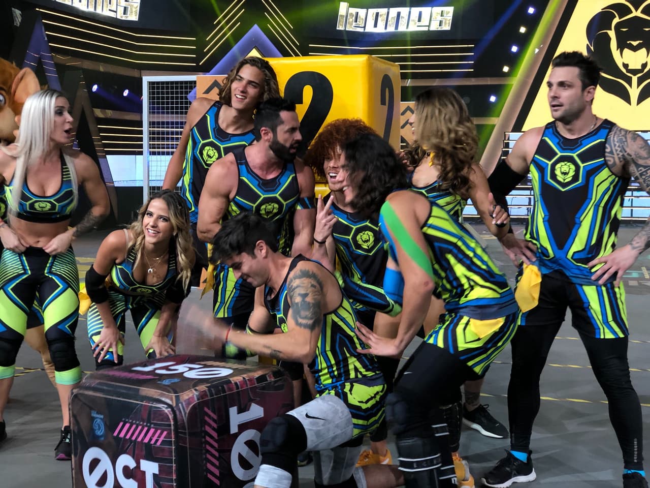 Como en cada enfrentamiento se lanzó el dado, Leones consiguió sus primeros puntos en Cubos Matemáticos.