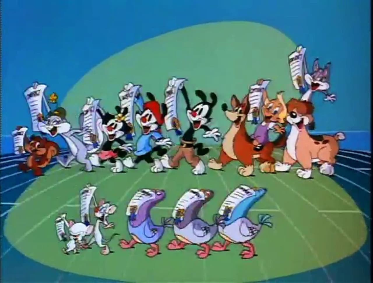 Los personajes principales.