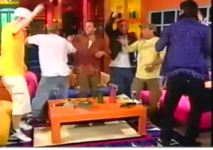 Otros que se divirtieron fueron los Backstreet Boys.